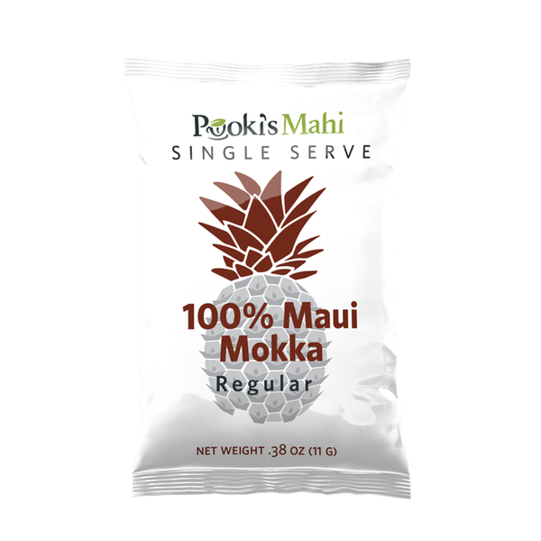 Pooki's Mahi's 100% Maui Mokka coffee pods