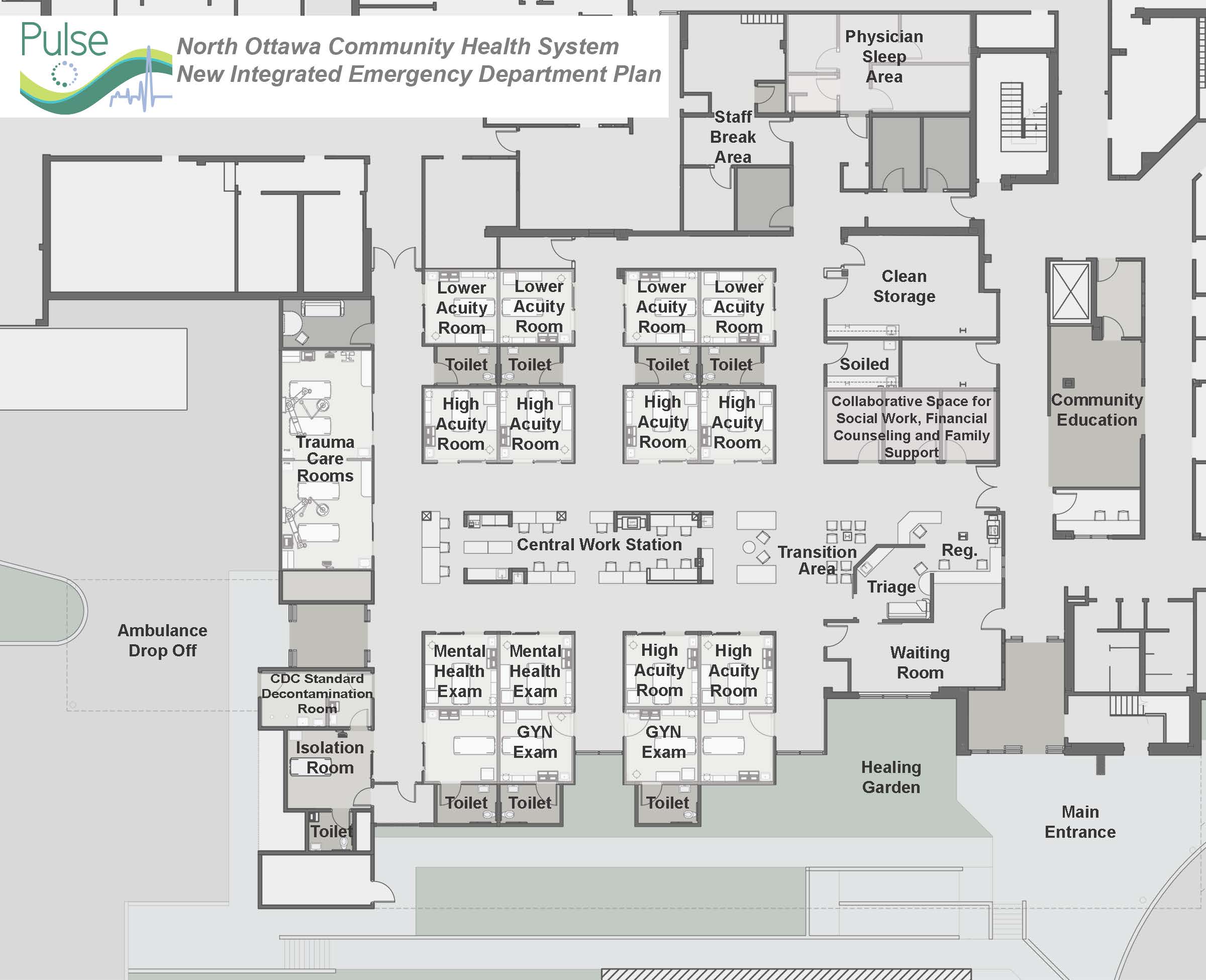 Emergency Department Floor Plan