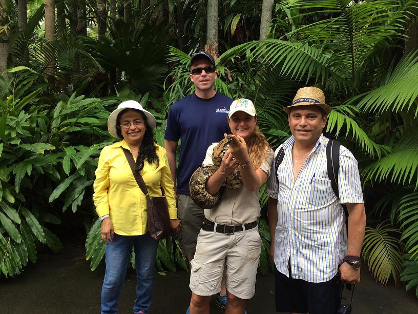 Cavitus team members visit Australia Zoo