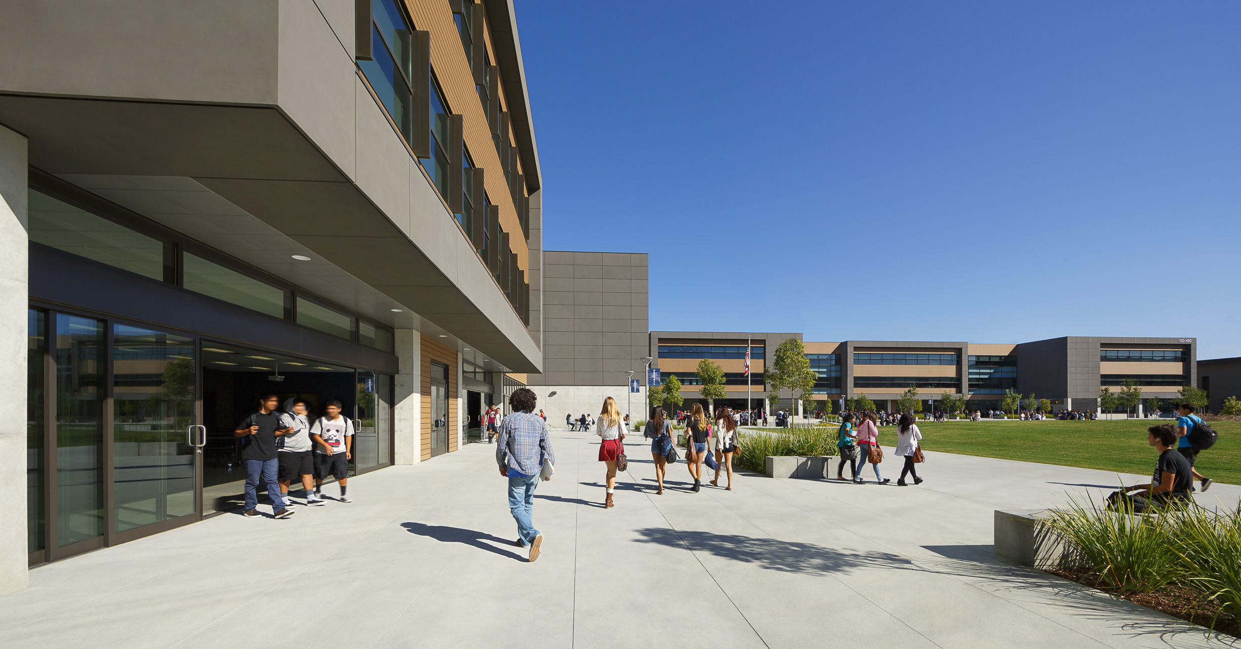 These spaces will act as buffers between enclosed space and the exterior quad blurring the lines between indoors and outdoors.