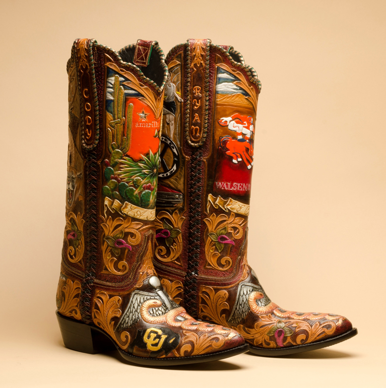 Tres Outlaws Boot Co. cowboy boots offer a great example of one of the many artisan-crafted fashion items presented annually at the Western Design Conference in Jackson, Wyo.