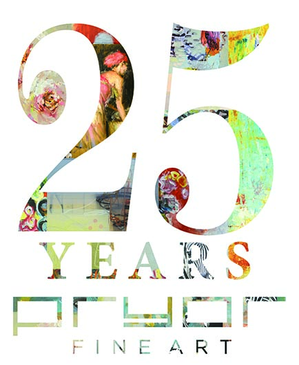 Pryor Fine Art 25th Anniversary Logo