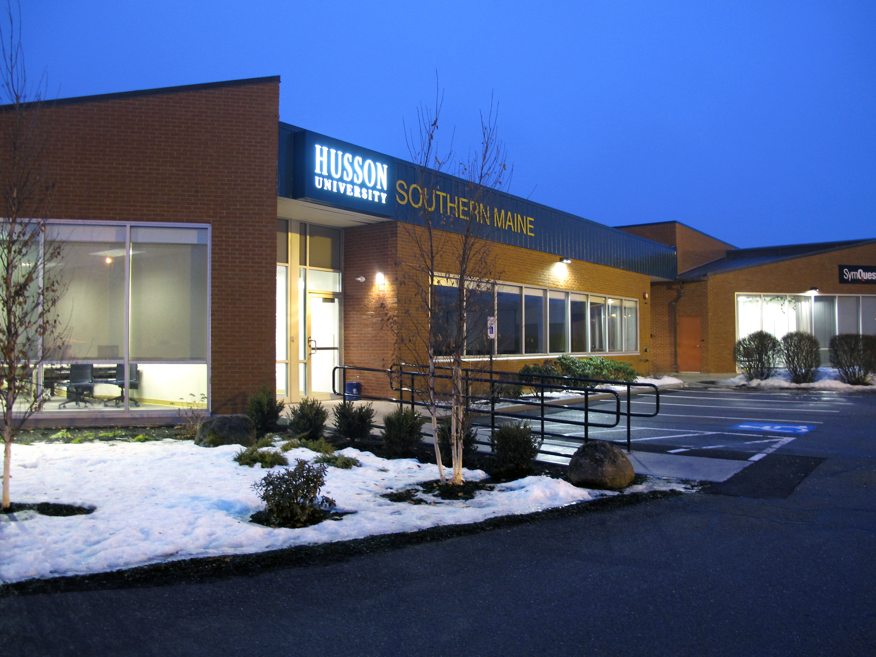 Husson University's Southern Maine campus is located in Westbrook