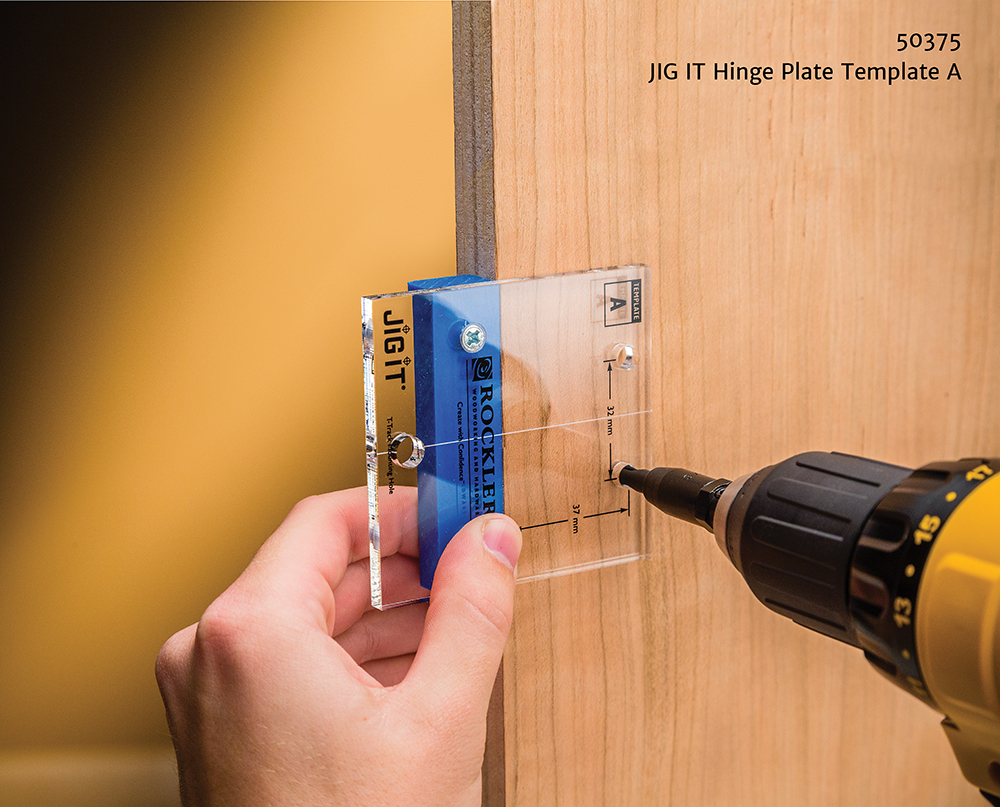 Rockler Simplifies Concealed Hinge Installation - JIG IT 