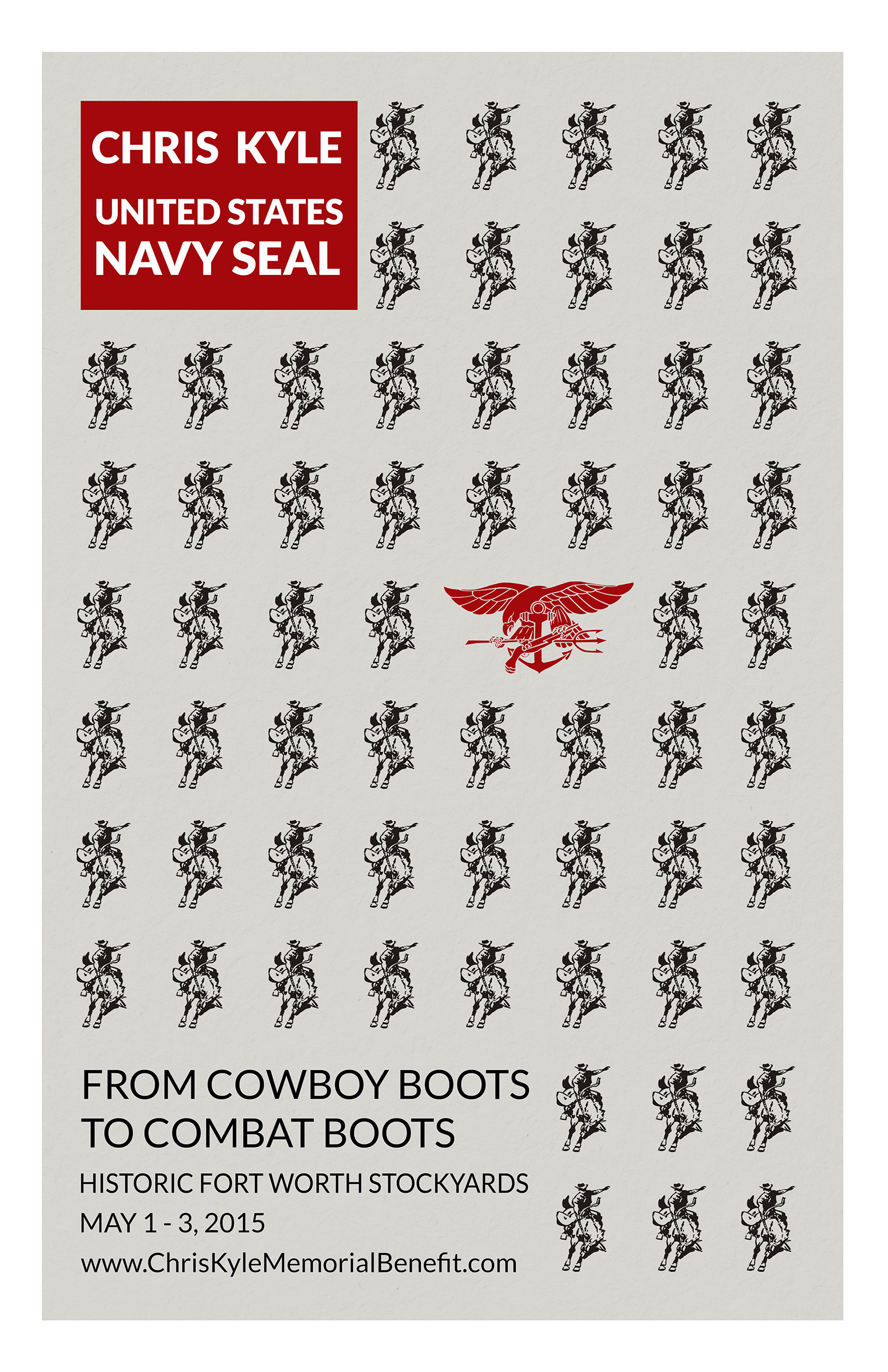 Chris Kyle 'From Cowboy Boots to Combat Boots' Poster