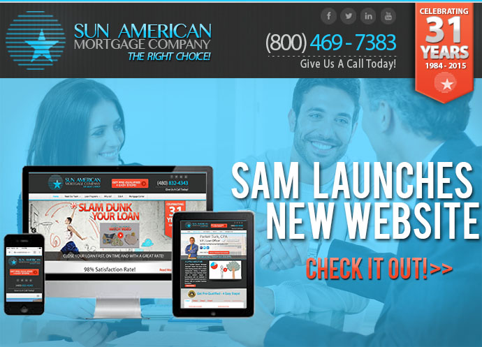 Sun American Mortgage Company Launches New Website