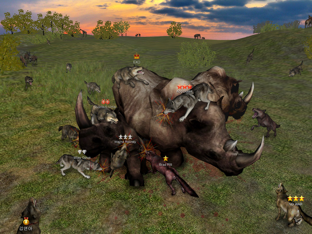 Wolf Online - Hunting rhinoceros