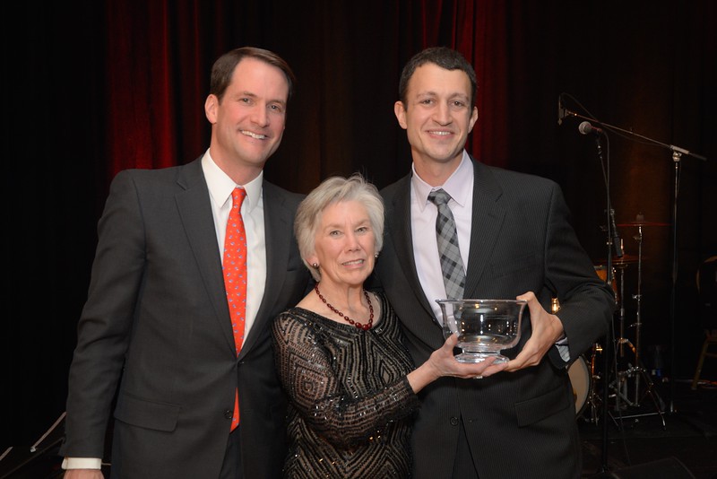 Congressman Jim Himes of CT and Jane Ross, Executive Director of Smart Kids with Learning Disabilities, Presents "Be the Difference" Award to David Flink, author of Thinking Differently