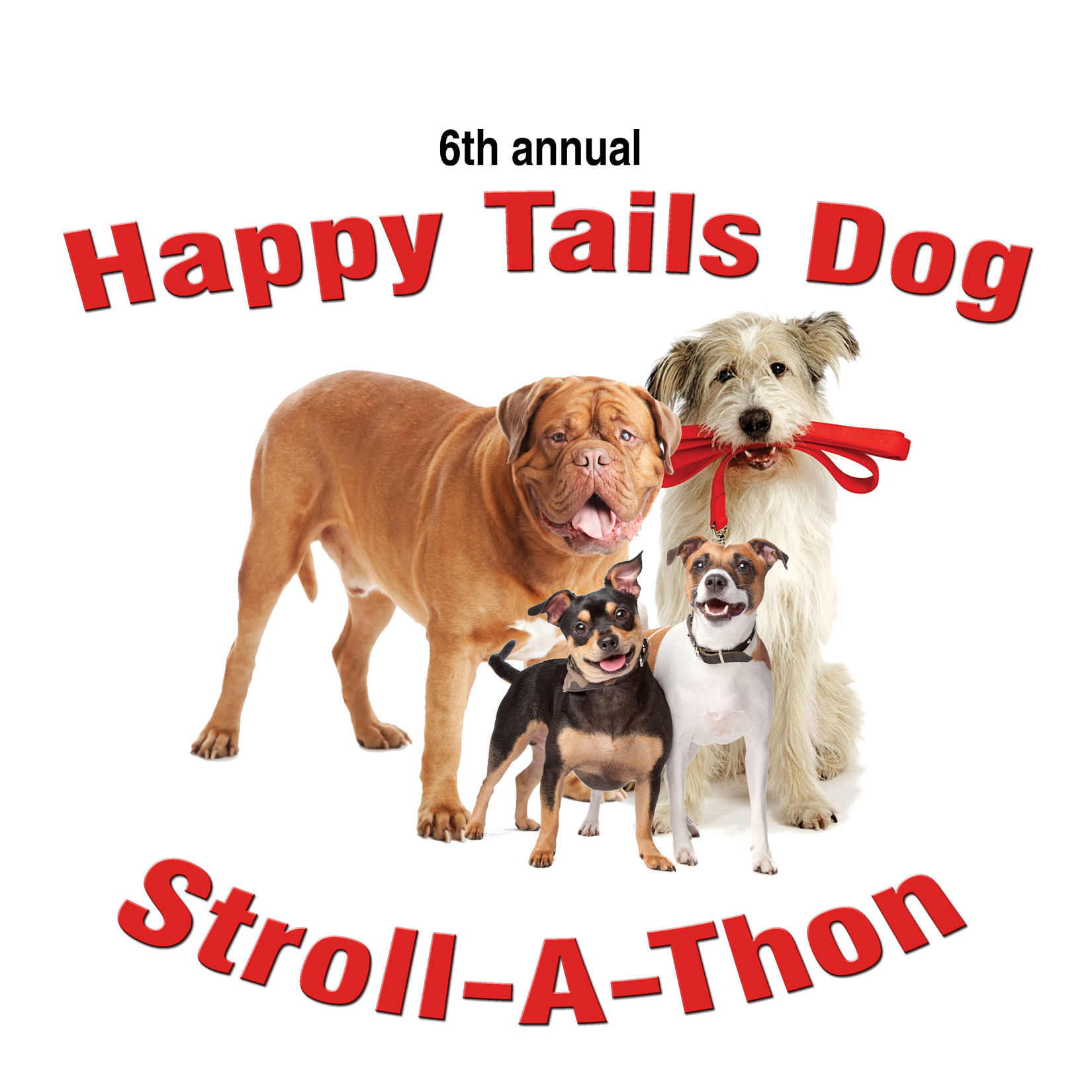 Happy Tails Dog Stroll-A-Thon Logo