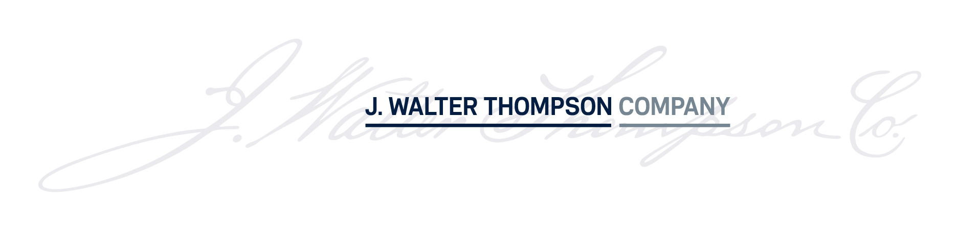 J. WALTER THOMPSON COMPANY LOGO