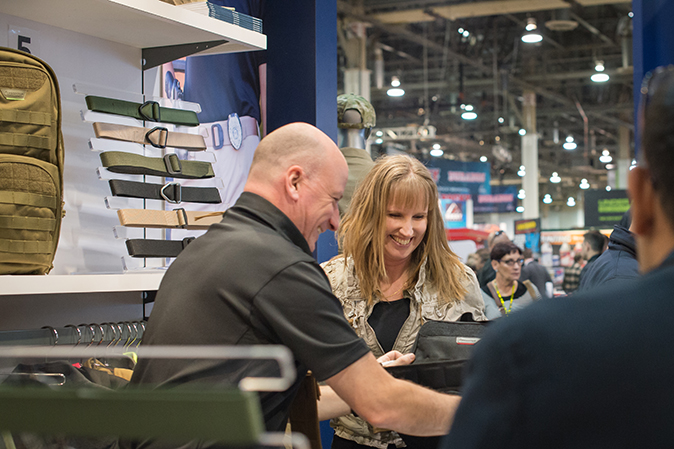 Propper's Spring product launch at SHOT Show including tactical gear and uniforms. Photo courtesy of Recoil.