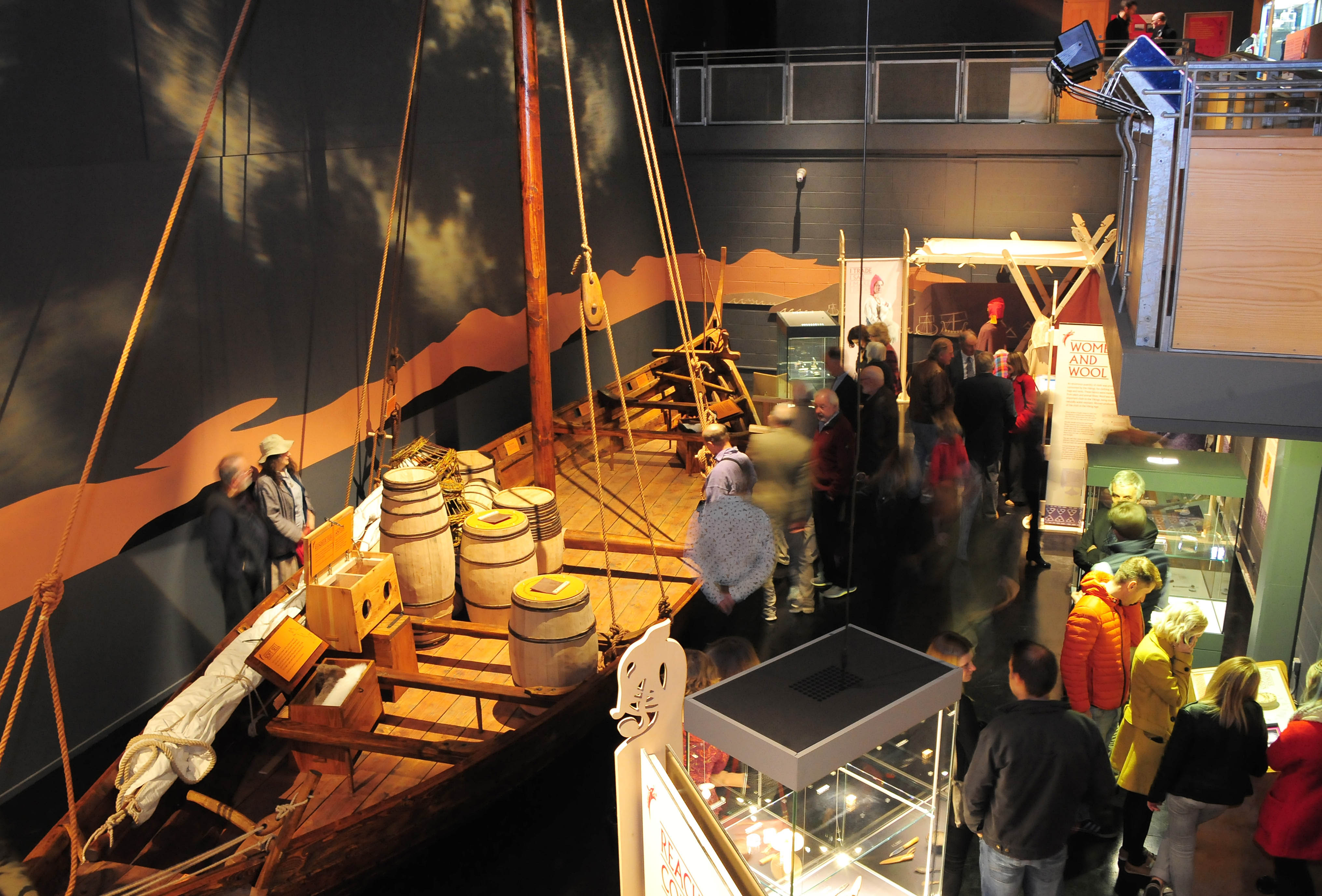 Viking Voyagers exhibiton at the National Maritime Museum Cornwall