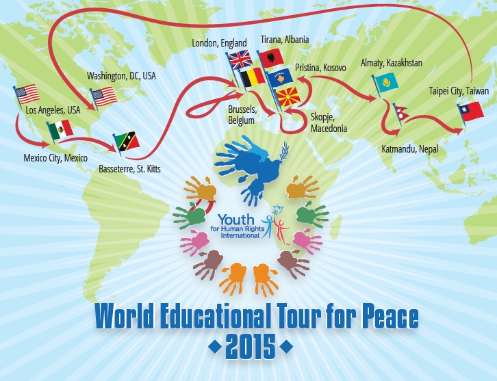 The Church of Scientology International is proud to support the 12th annual Youth for Human World Educational Tour for Peace.