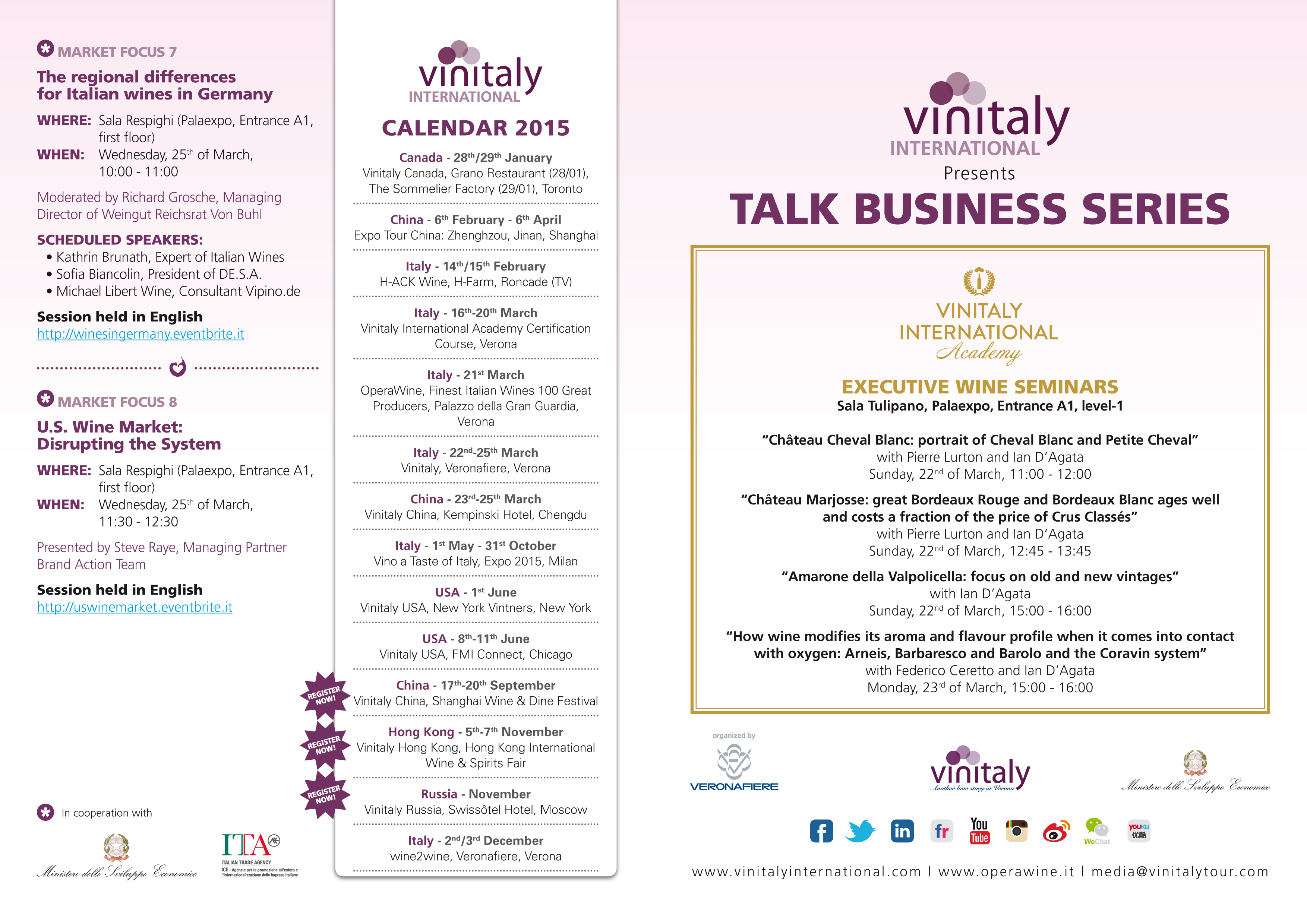 Talk Business Series at Vinitaly 2015