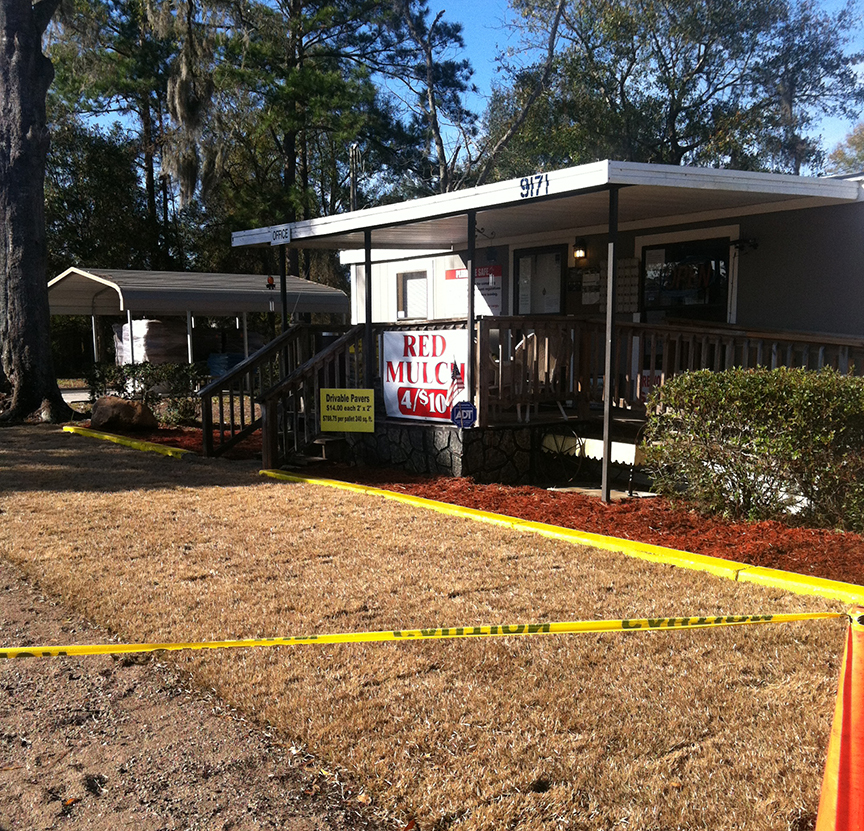 Drivable Grass installation at Super-Sod of Jacksonville, FL