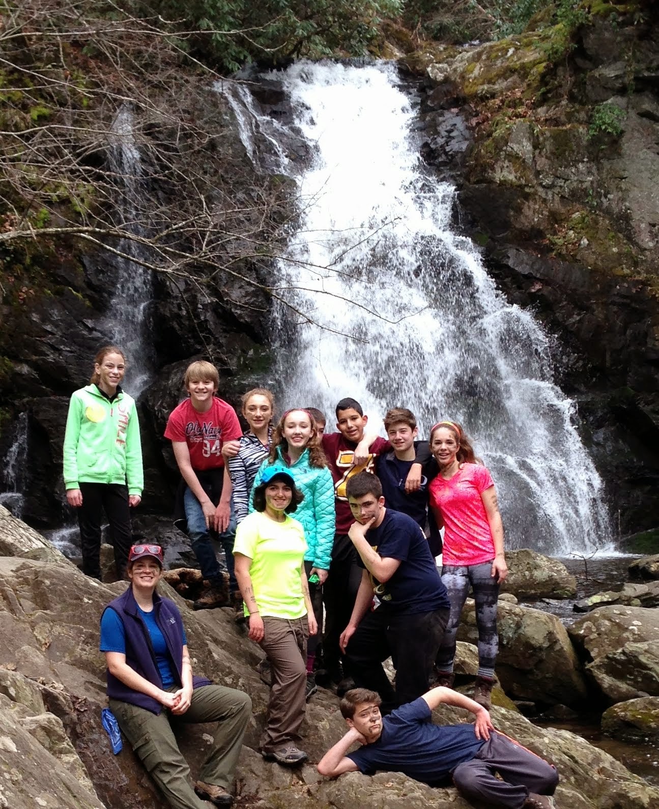 Old Trail School Grade 7 Students in Tremont 2015