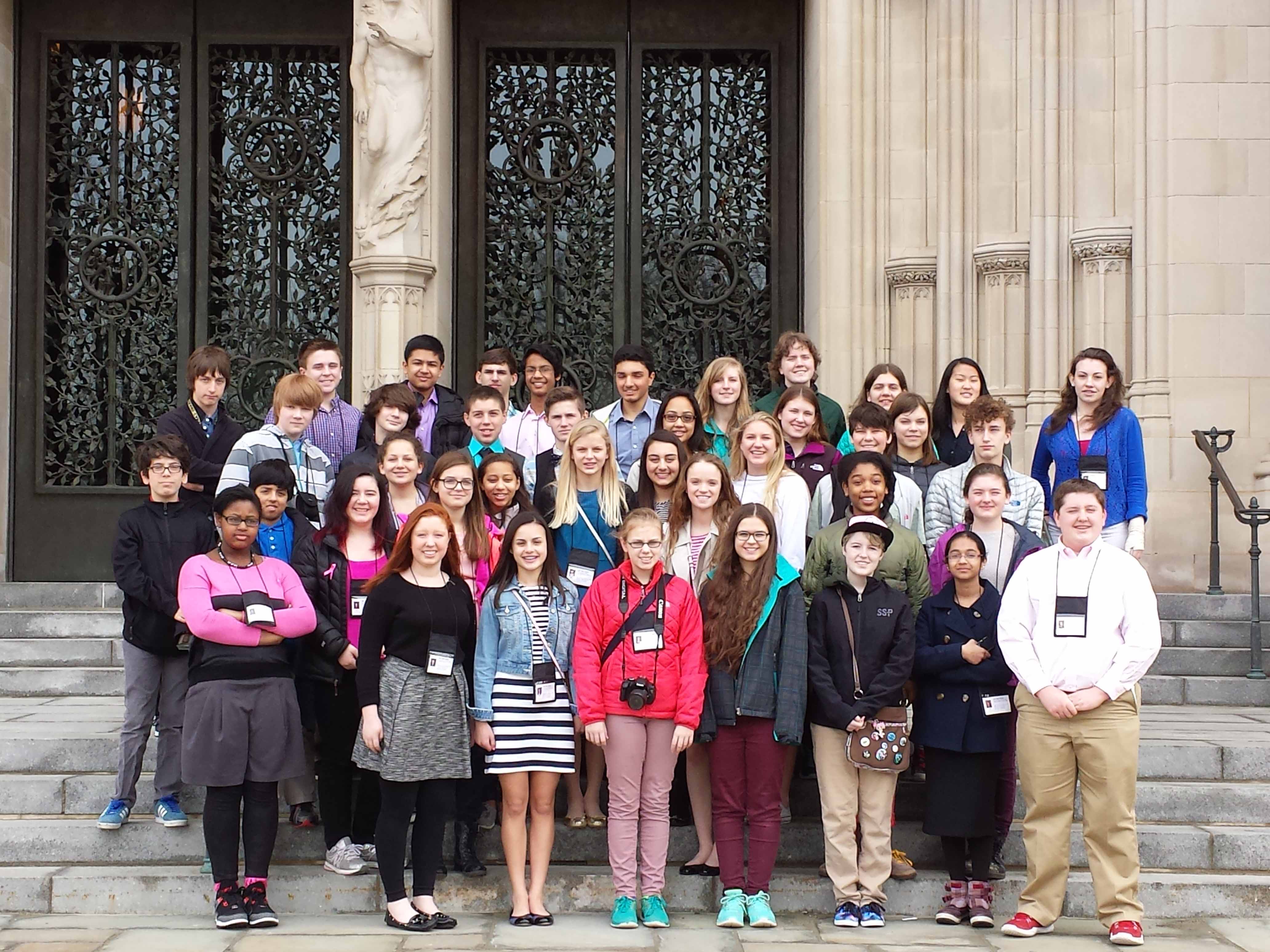 Old Trail School Grade 8 Students in Washington 2015