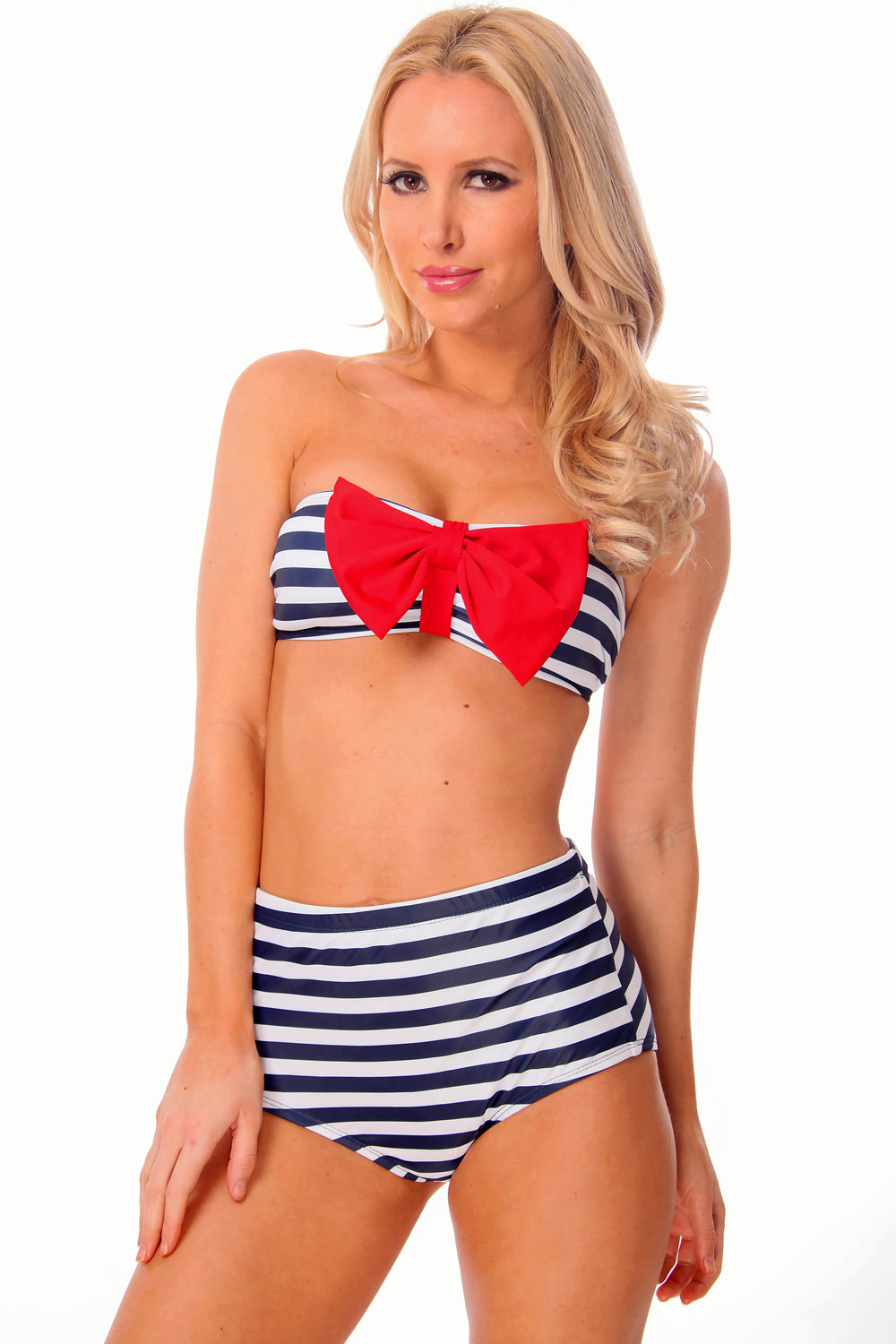 Sailor - High Wast Bottom Swimsuite