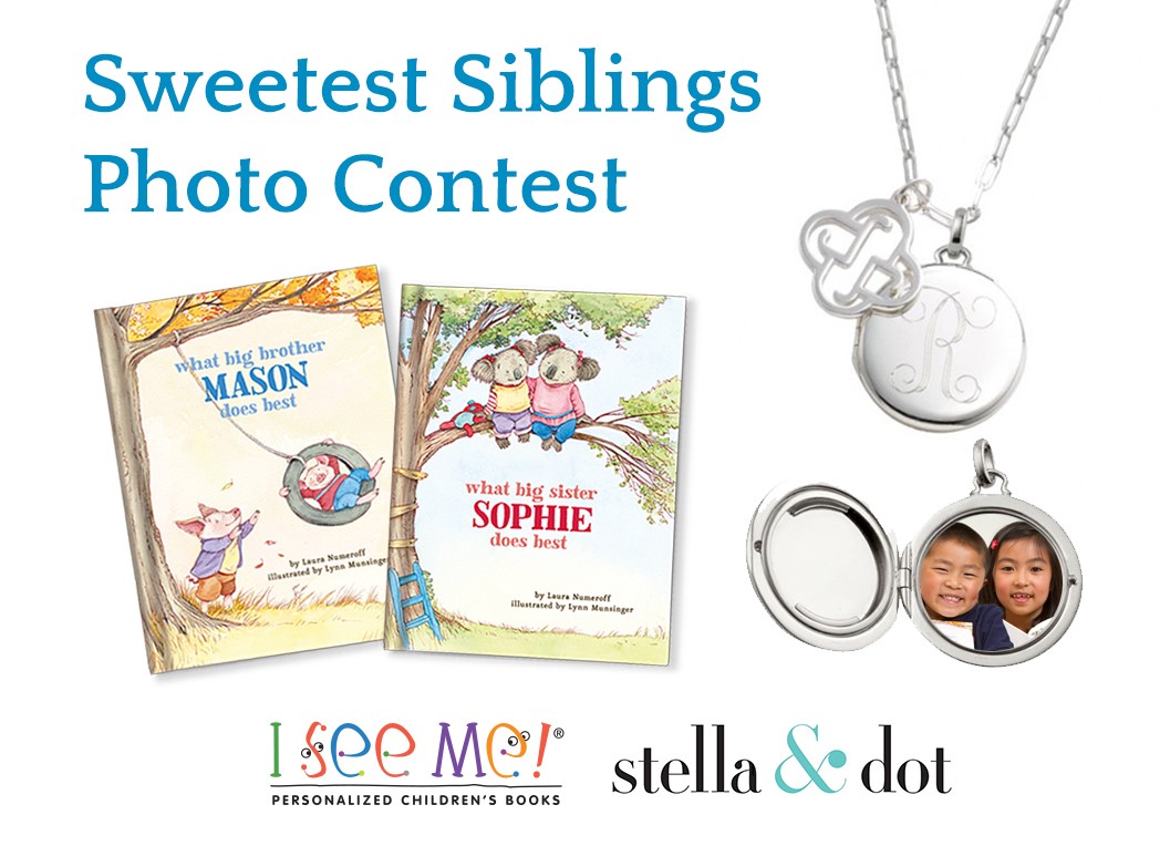 In celebration of National Siblings Day, I See Me! is hosting a photo contest 4/10/15 – 4/24/15 and asking parents everywhere to share their favorite sibling family photos.