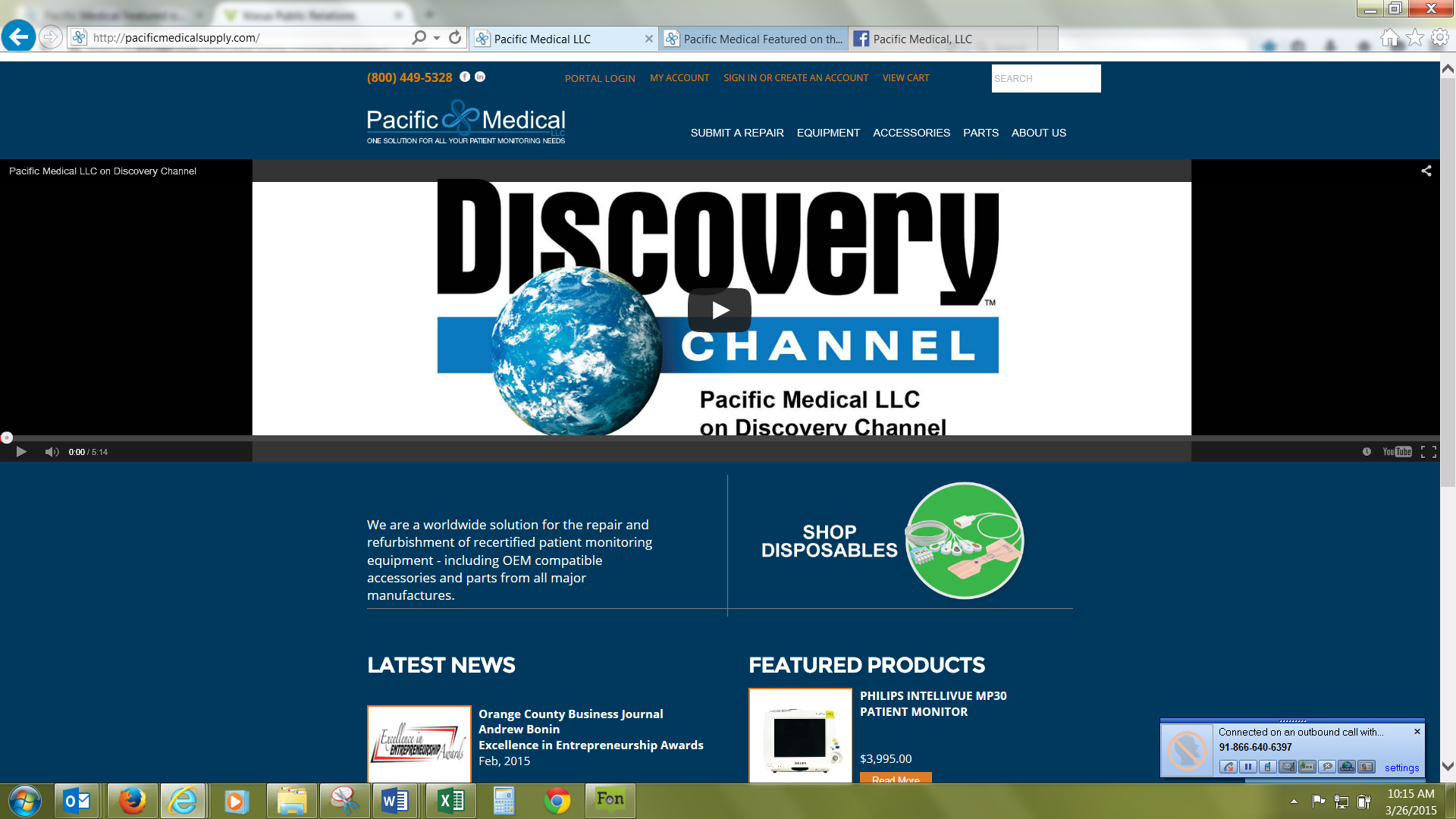 Pacific Medical Featured on the Discovery Channel