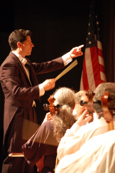 Troy Quinn conducting
