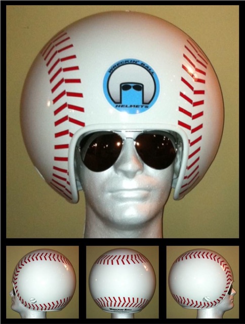 Wreckin' Ball Helmet for Baseball Fans