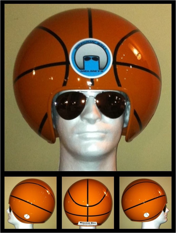 Wreckin' Ball Helmet for Basketball Fans