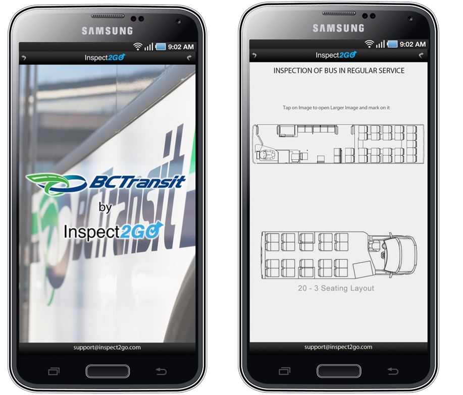 BC Transit Vehicle Inspection App