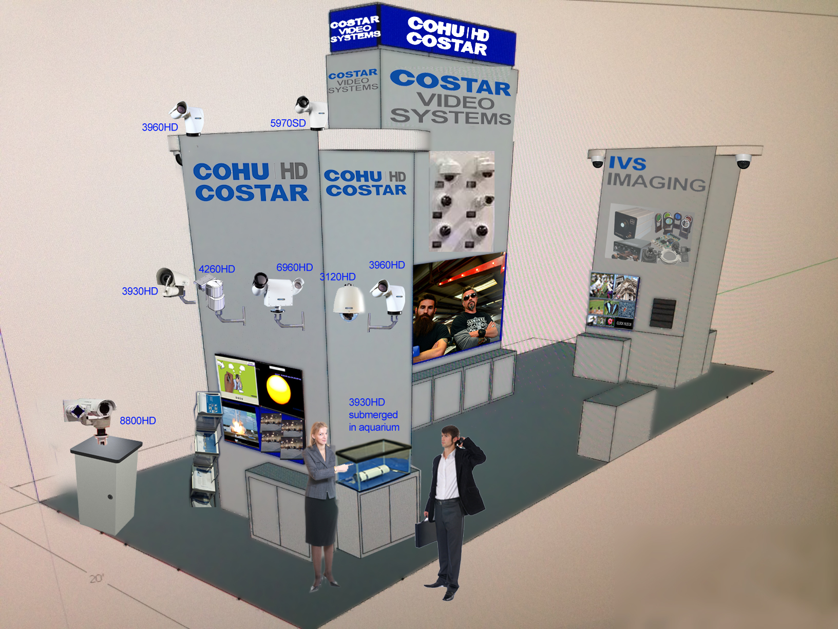 CohuHD Costar, Costar Video Systems and IVS Imaging will exhibit in  20’x40’ booth 11099 at ISC West, April 15 – 17, 2015