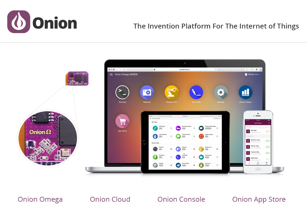 Onion Omega - The Invention Platform for The Internet of Things