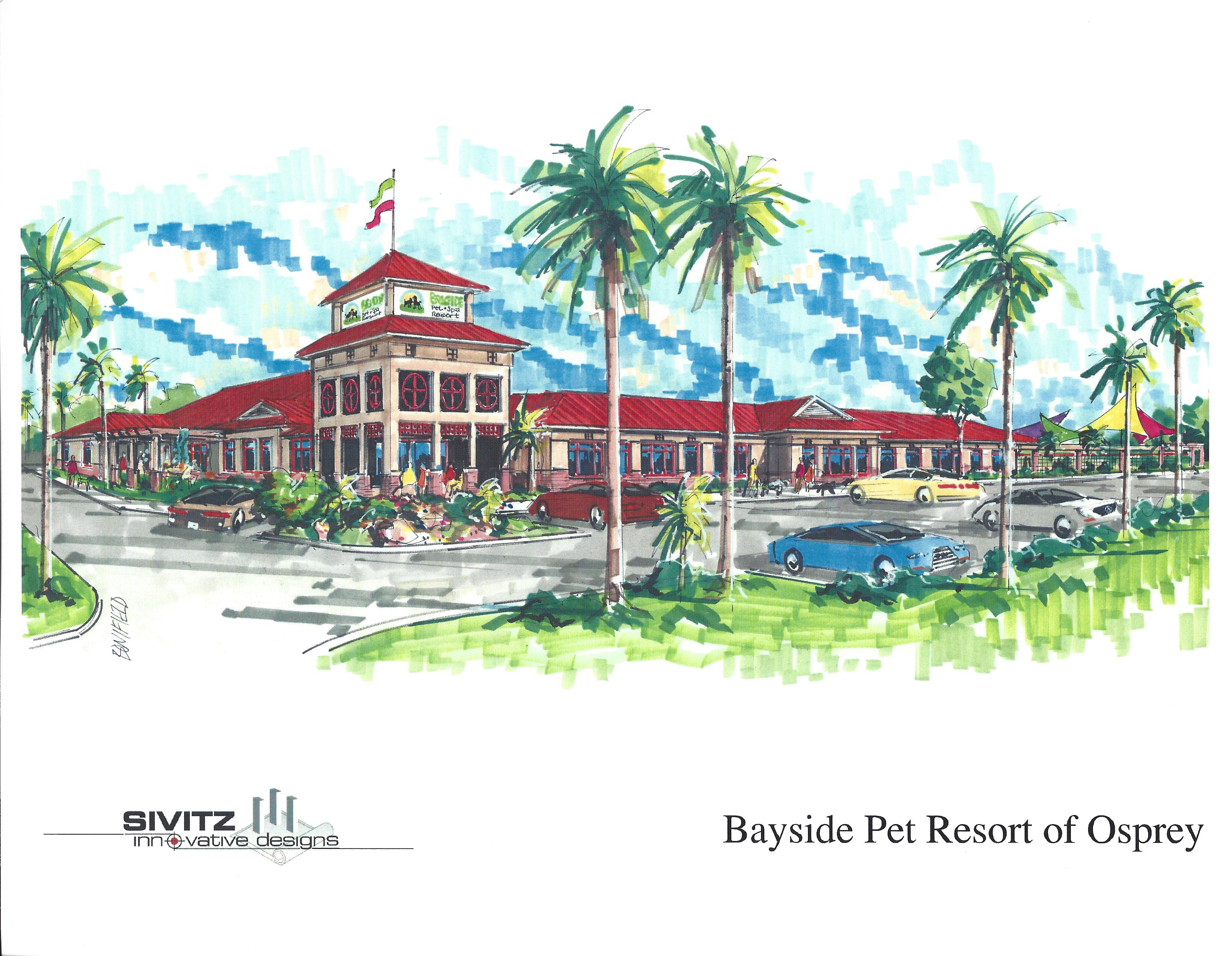Rendering of the new Bayside Pet Resort & Spa location