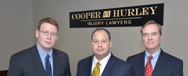 Bill O'Mara, John Cooper and Jim Hurley of Cooper Hurley Injury Lawyers