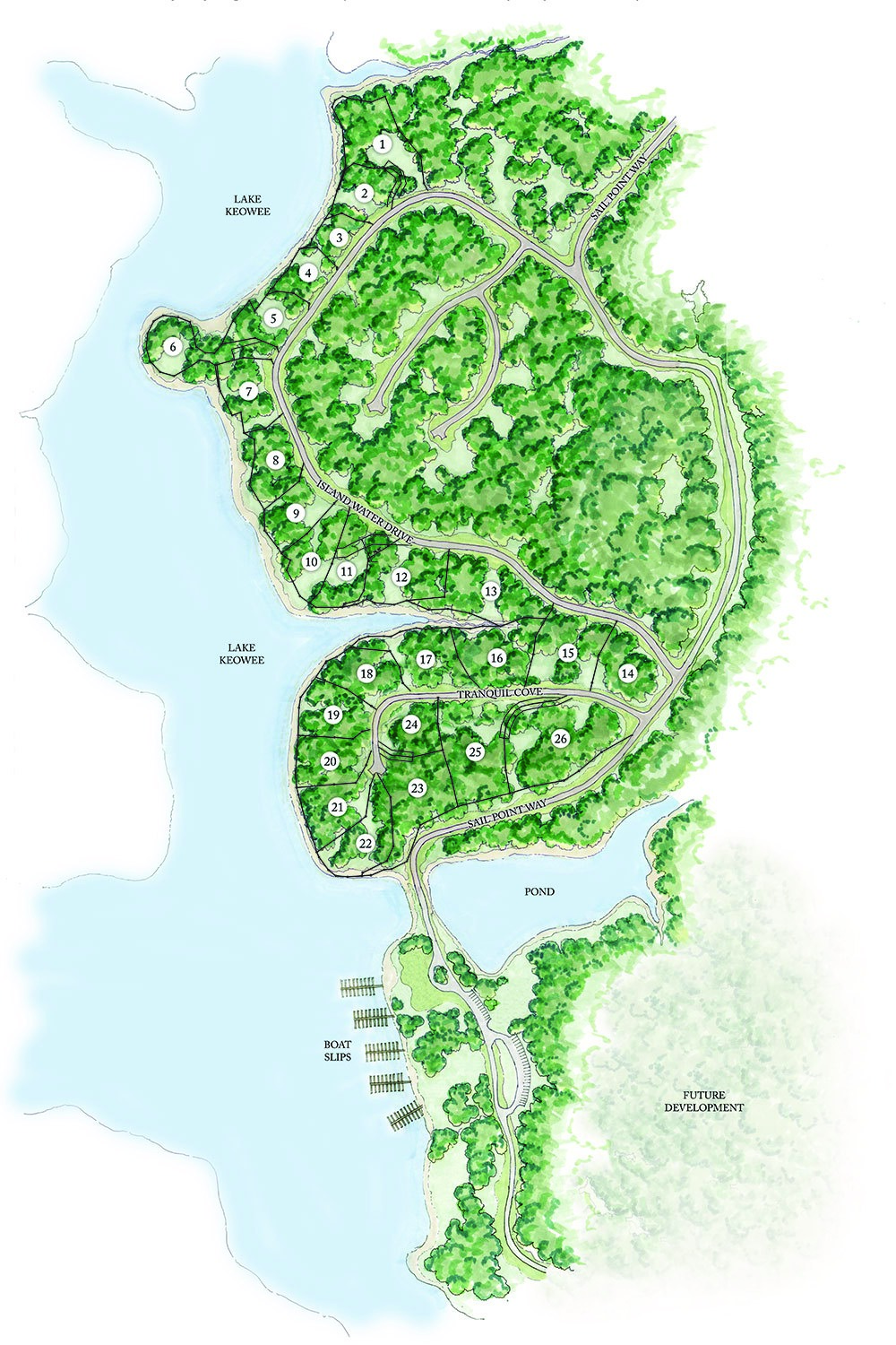 Site map | Dockside at The Cliffs at Keowee Springs