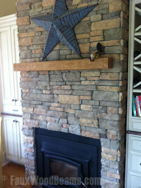 Barn Board real wood mantels are a great way to bring a rustic look to any room.