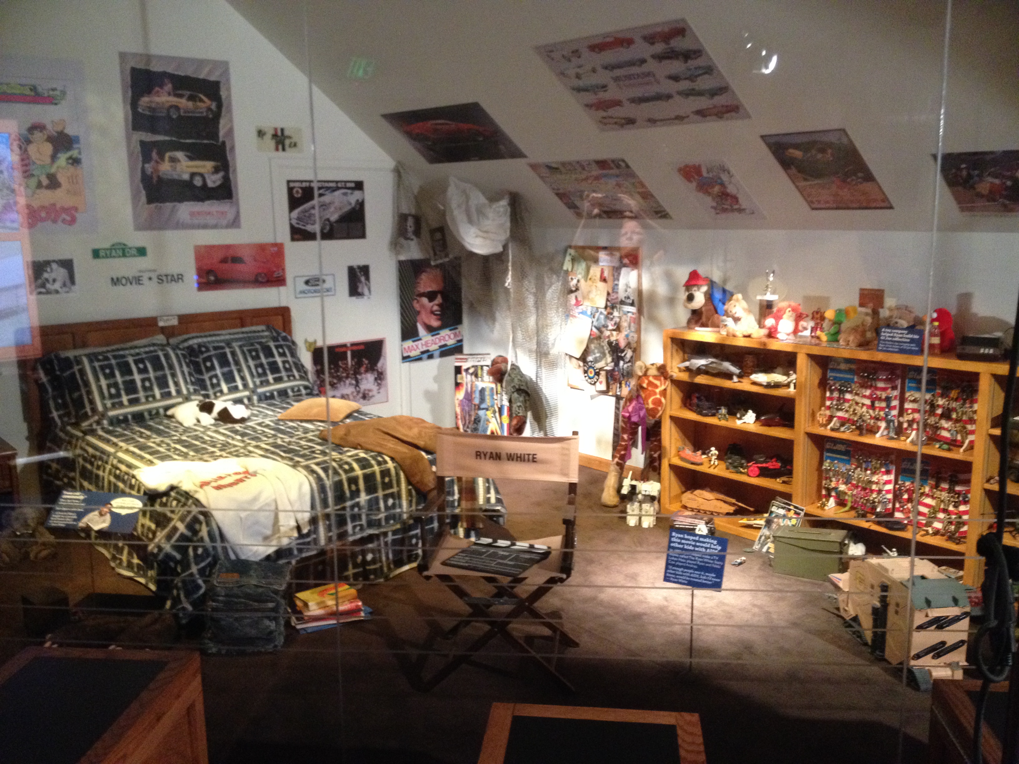 Ryan White's room in The Power of Children at The Children's Museum of Indianapolis