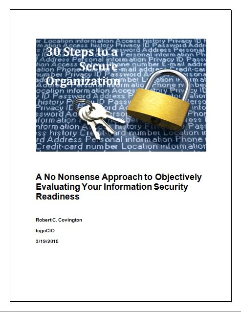 30 Steps to a Secure Organization