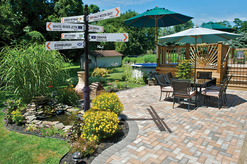 A personalized enhancement and focal point for any garden or patio.