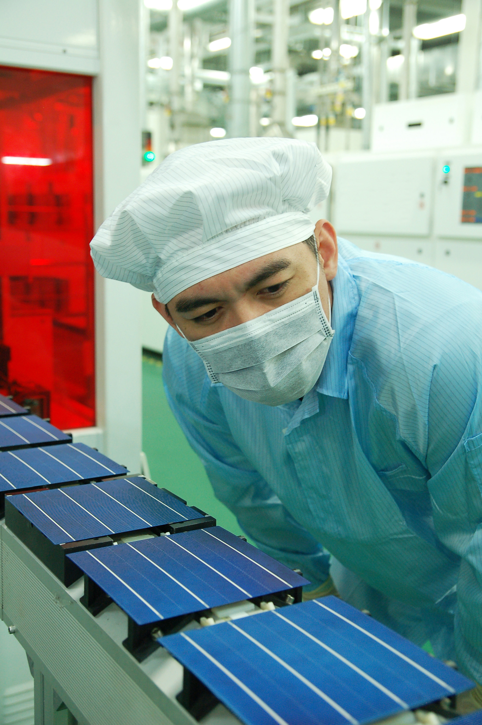 Solartech PERC Solar Cells in Production