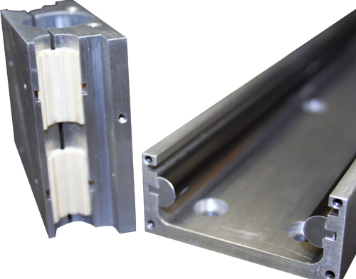 All Aluminum body, Rails and Carriage combined with Stainless Steel Components for corrosion resistance.