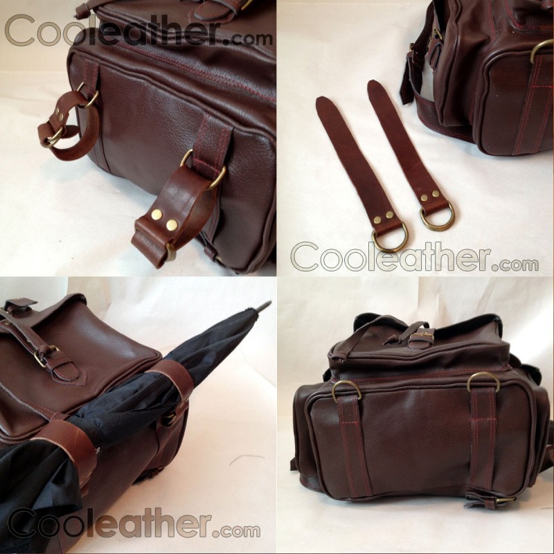 Handmade Leather Travel Backpack Functions