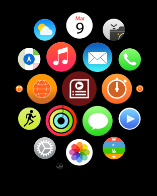 Slideshow Remote on Apple Watch's Home screen