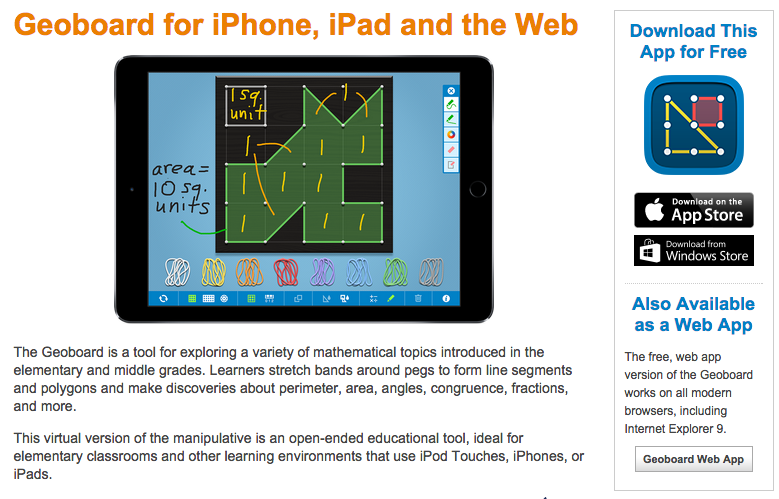 Math Learning Center Apps reach 1 Million Downloads (for iPhone, iPad, and the Web)