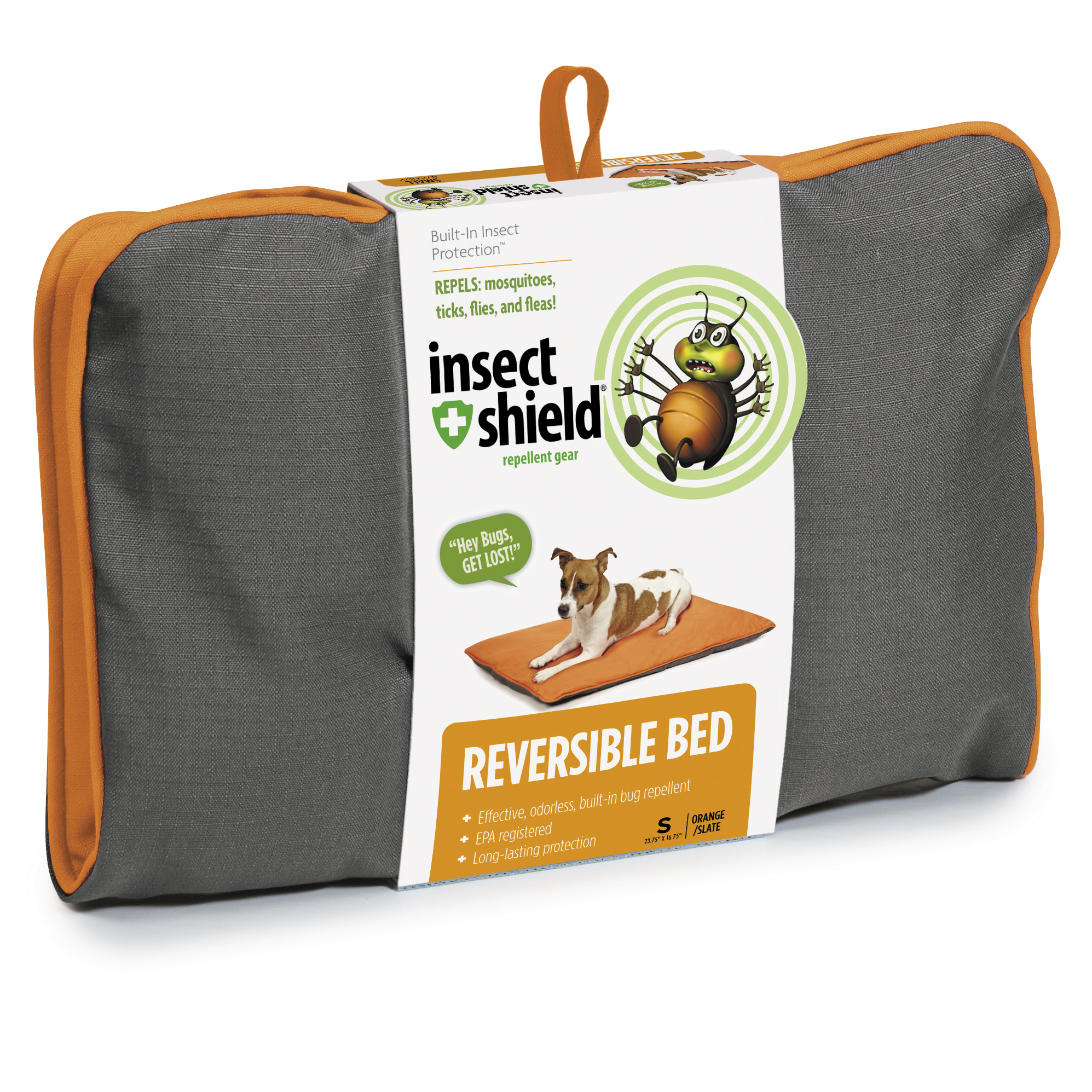 Insect Shield for Pets Reversible Bed