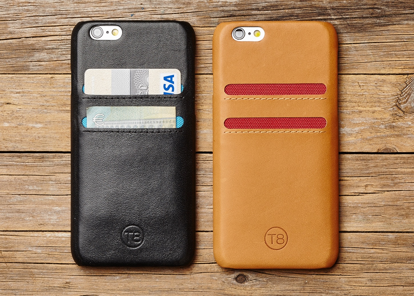 T8's SALT wallet case protects the iPhone 6 in a slim, beautiful package