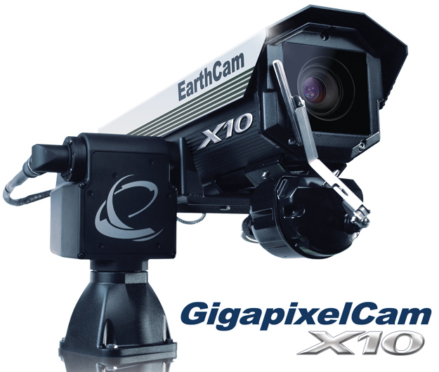 EarthCam's GigapixelCam X10 is capable of producing 10 billion pixel panoramic images.