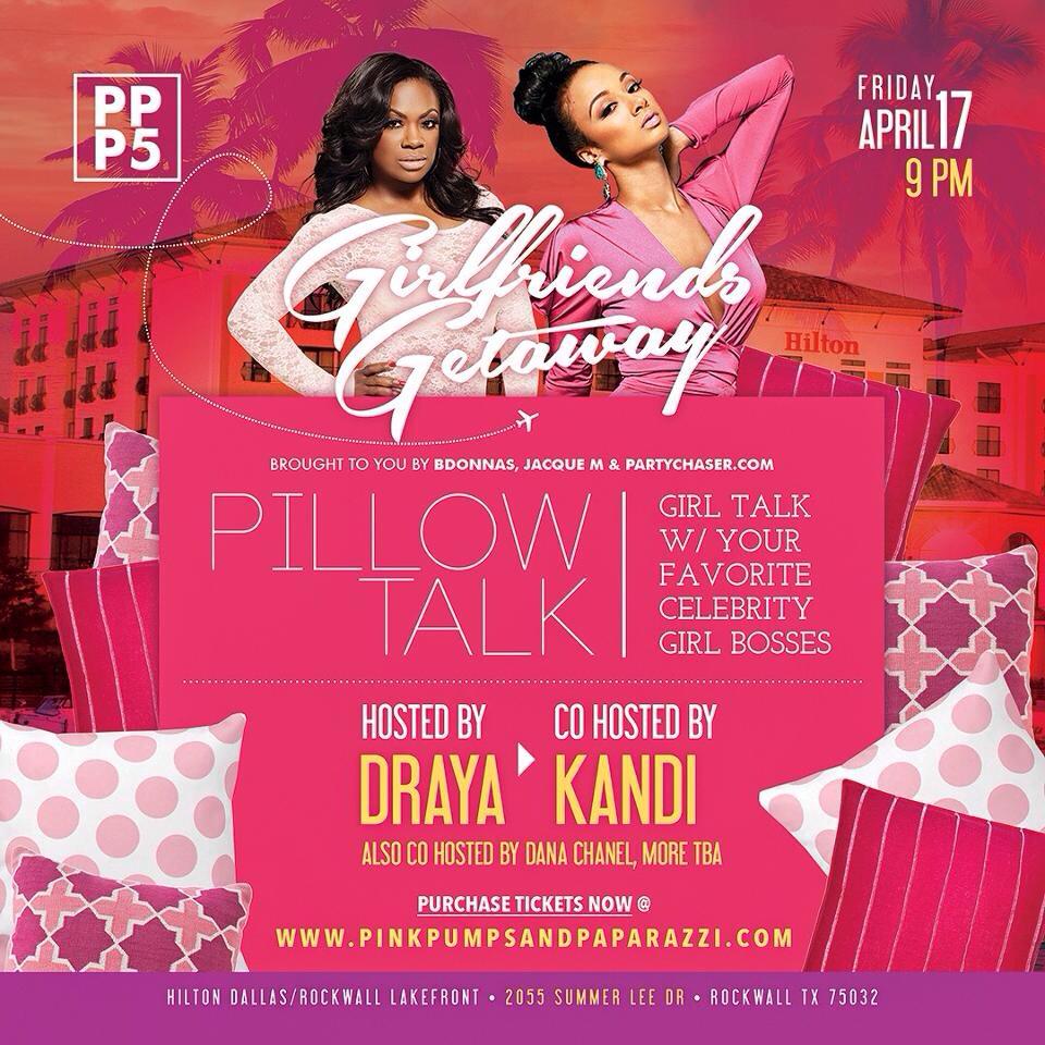 Pajama Party and Candid girl talk hosted by Kandi Burruss and Draya