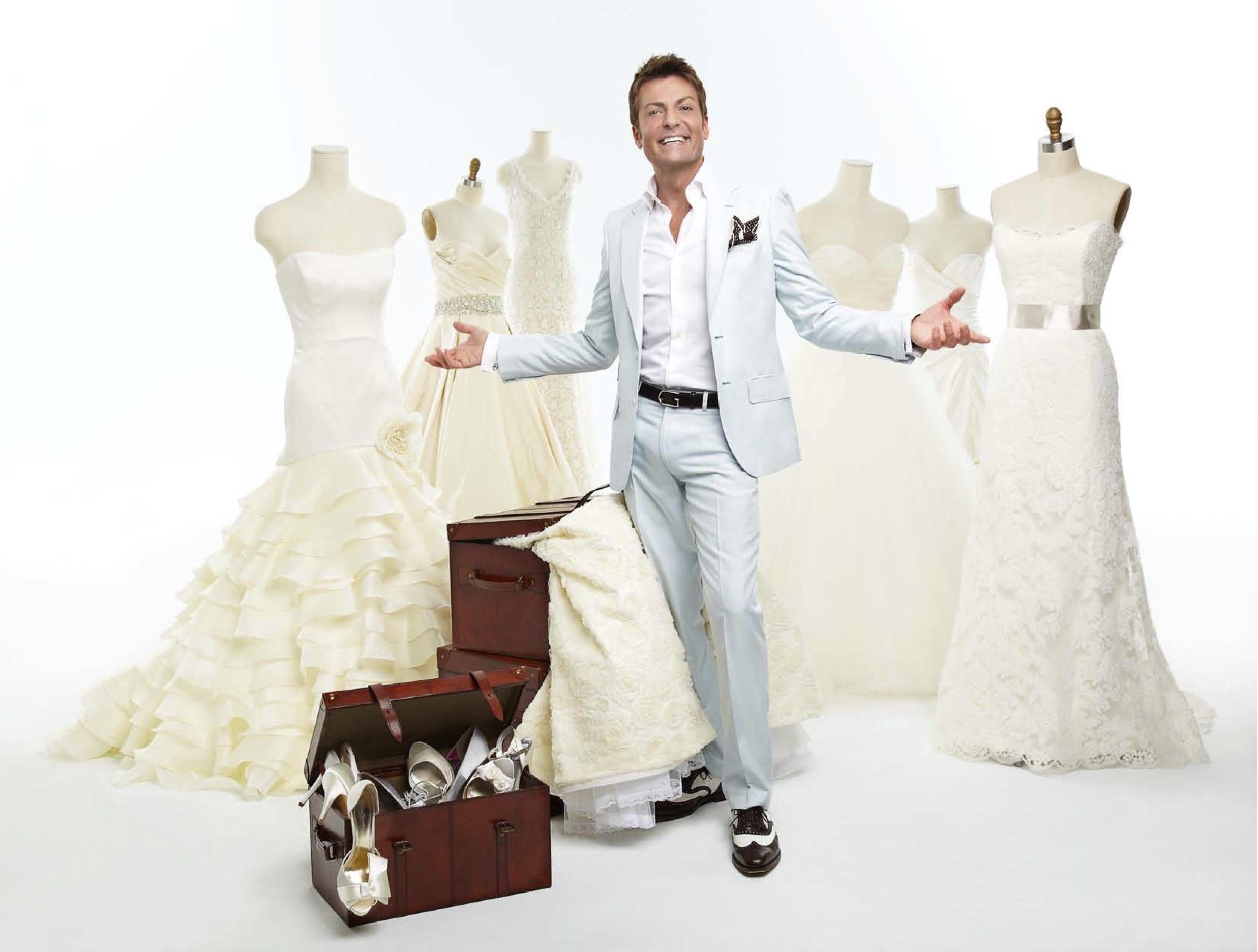 Randy Fenoli, from TLC’s reality series “Say Yes to the Dress,” at Michigan International Women’s Show