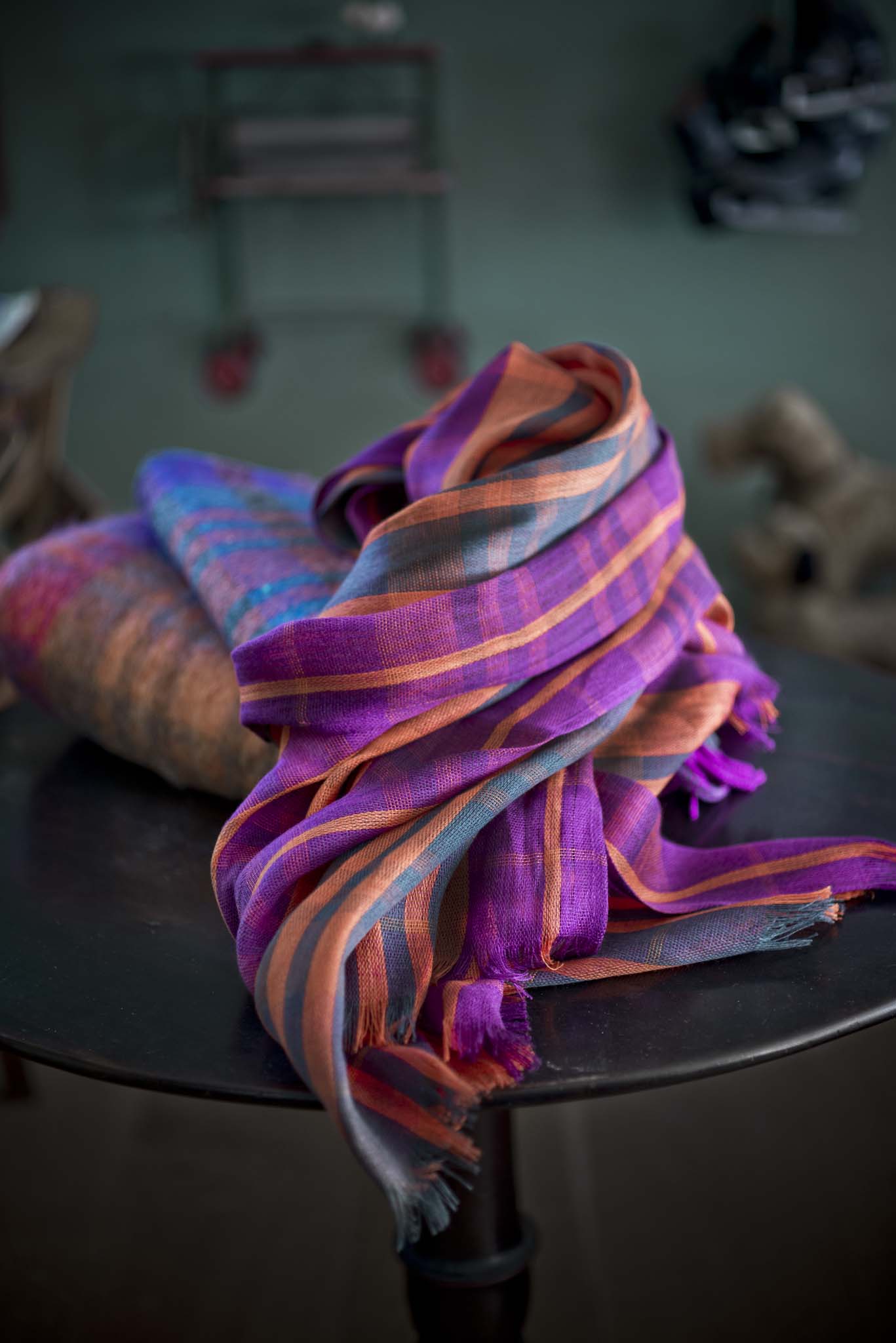 Soft and Summery, this Beautiful Linen Scarf is the Perfect Accessory.