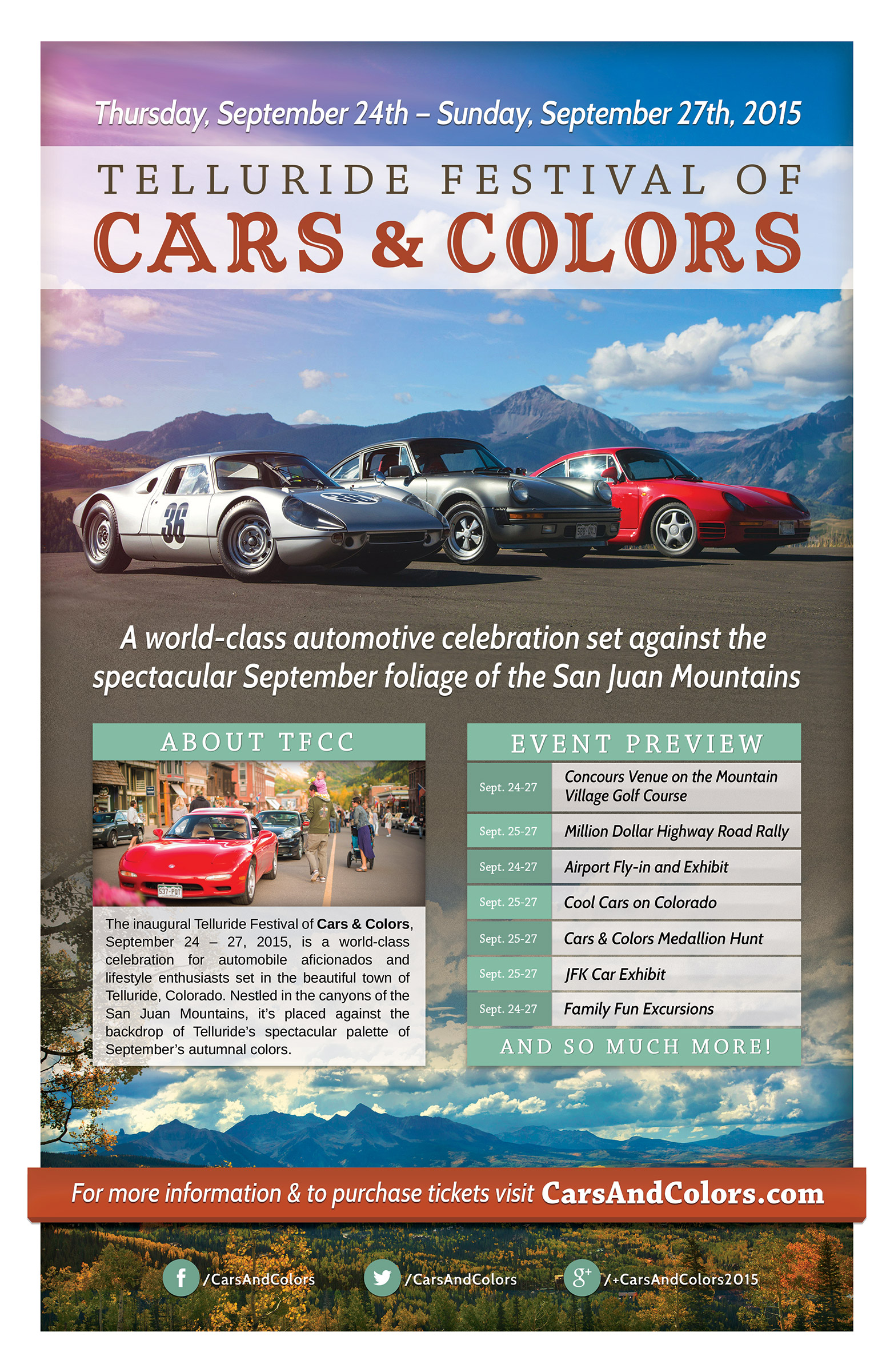 Announcing Telluride Festival of Cars & Colors