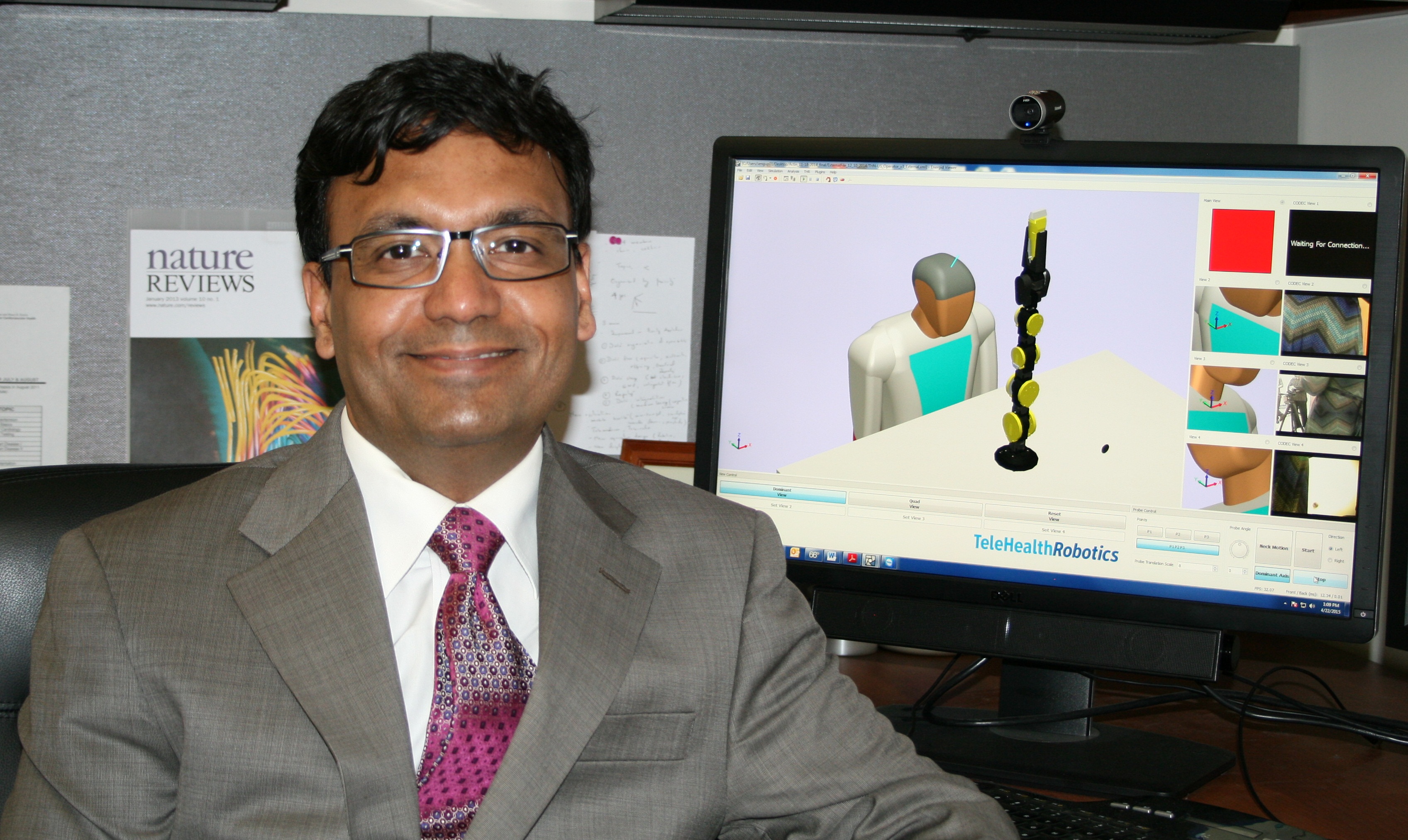 Mount Sinai's Dr. Partho Sengupta, Director of Interventional Echocardiography and Cardiac Ultrasound Research.